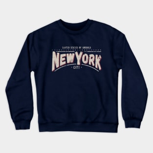 Retro Vintage New York USA Crewneck Sweatshirt